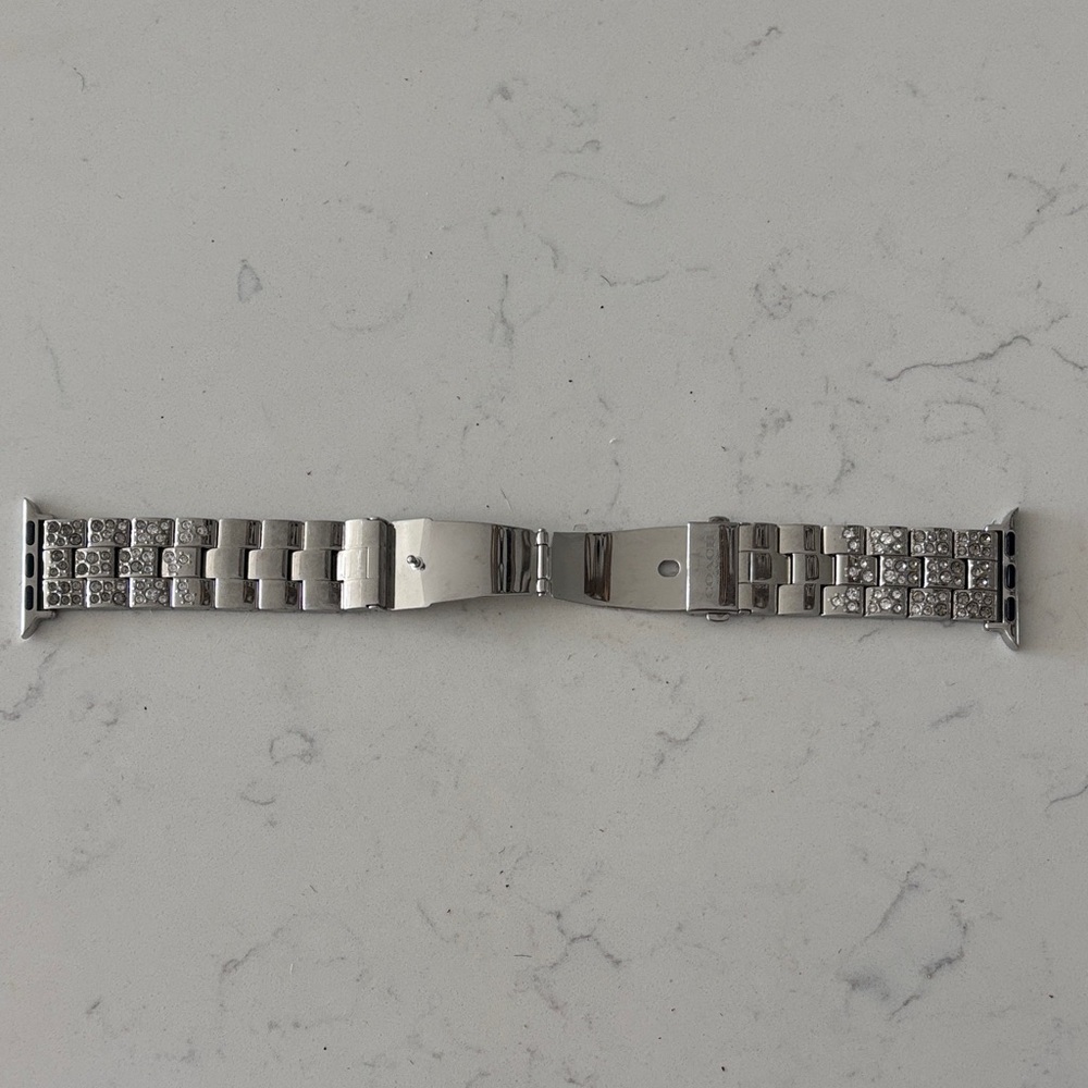 Coach Silver Women's Apple Store Watch Band (band only)